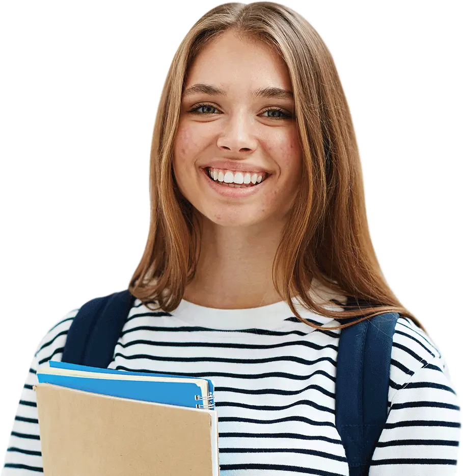 Image of young woman with acne